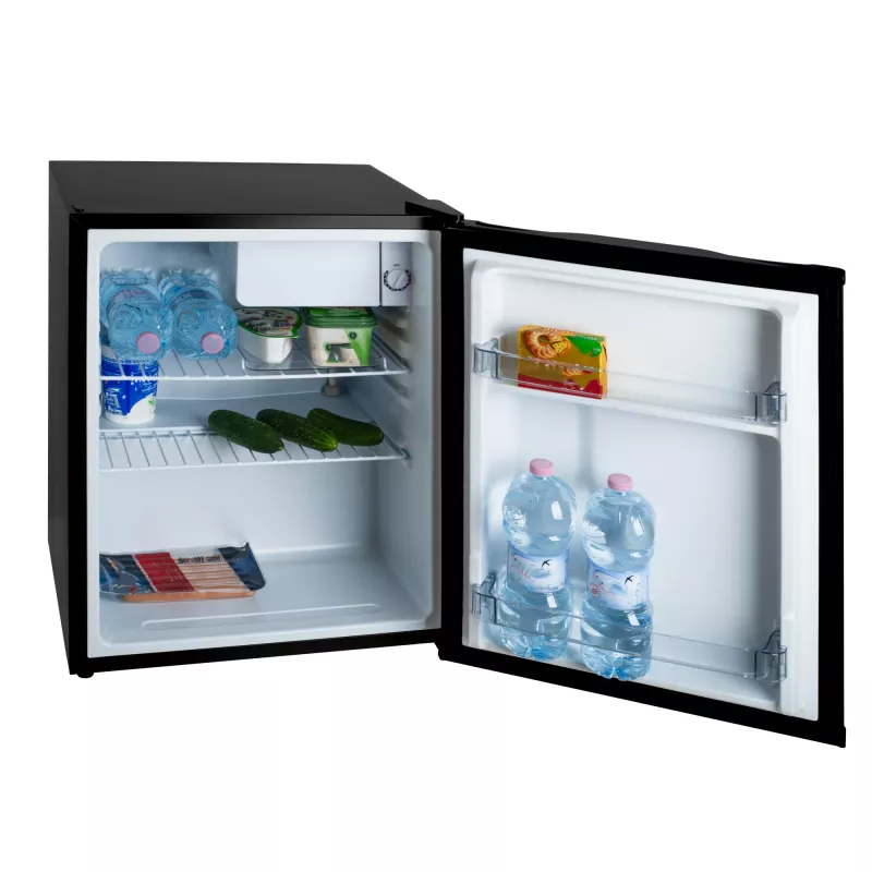Adler Refrigerator | AD 8097 | Energy efficiency class E | Free standing | Larder | Height 63.2 cm | Fridge net capacity 58 L | 39 dB | Black