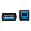 Eaton Tripp Lite Series USB 3,2 Gen 1 Plenum-Rated Fiber Active Optical Cable (AOC) - A/B M/M, Black, 20m - USB Cable - USB Type A (M) to USB Type B (M) - USB 3,2 Gen 1 - 20,0m - P