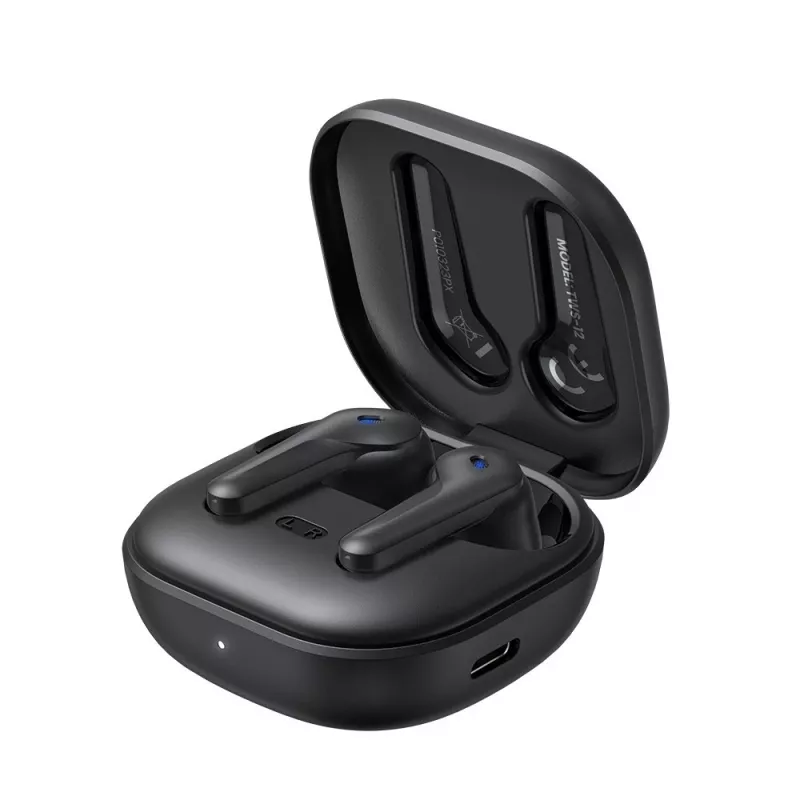 SAVIO in-ear TWS headset TWS-12, Bluetooth 5.3, built-in mic, black