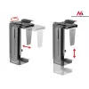 Passive holder Maclean MC-713 S Grey