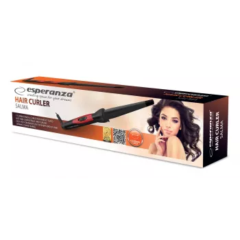 Curling iron Titanum SALMA Warm cone 1.3–2.5 cm barrel, 25 W, 1.7 m cord, Black/Pink