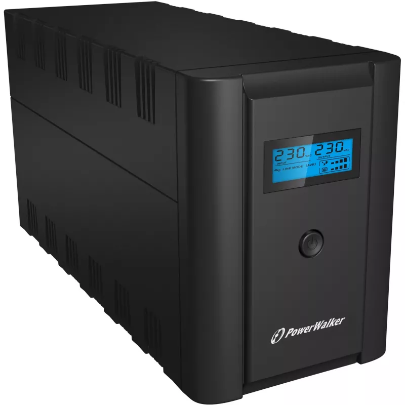 PowerWalker VI 2200 LCD/IEC uninterruptible power supply (UPS) Line-Interactive 2.2 kVA 1200 W 6 AC outlet(s)