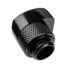 Hose connector Alphacool 17604 Black 1/4 inch Thread