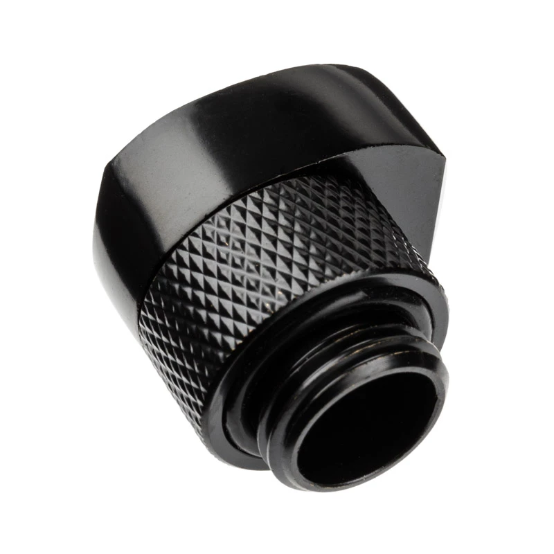Hose connector Alphacool 17604 Black 1/4 inch Thread