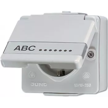 Outlet box Type F JUNG 620 NAW
