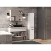 Bathroom cabinet NEL IV 31x30x174 cm, white, glossy