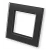 eQ-3 Homematic IP Glass Frame 1-fold, Black (162148A1)