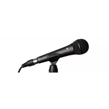 Stage dynamic microphone RØDE M1 — wired XLR, 75–18,000 Hz, -56 dB sensitivity, 320 Ω, black