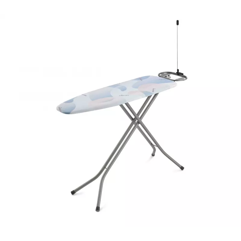 Full-size ironing board VILEDA Bravo Plus 143032 — adjustable height 80–97 cm, board 380×1200 mm, steel mesh top