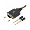 StarTech.com 13ft (4m) 2-Port USB to Serial Adapter Cable, Interchangeable DB9 Screws/Nuts, COM Retention, USB-A to DB9 RS232, FTDI, Level-4 ESD Protection, Windows/macOS/ChromeOS/Linux - Rugged TPE Construction