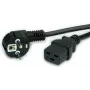 VALUE - Power Cable - CEE 7/7 (SCHUKO) (M) to IEC 60320 C19 (W) - AC 250 V - 16 A - 2 m - Black (19.99.1552)