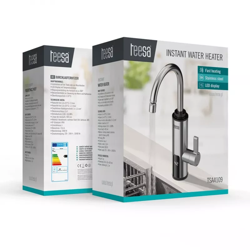 Teesa instantaneous water heater TSA4109 metal