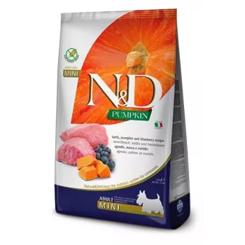 FARMINA N&D Pumpkin Lamb & Blueberry Adult Mini - dry dog food - 2.5 kg