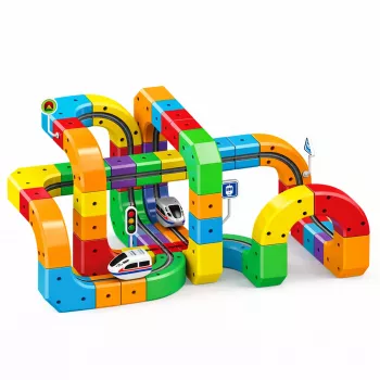 Extralink Toys Magnetic Track Set and Magnetic Train Magnetic Levitation (150 pc(s).)