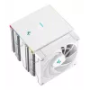 Air cooler DeepCool AK620 Digital SE White — dual 120 mm fans, 6 heat pipes, PWM, LGA 1700 support, built-in display