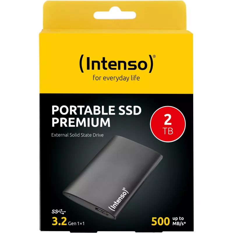 External Solid State Drive Intenso 2 TB 1.8 inch USB Type-A 3.2 Gen 1 3823471