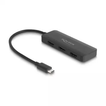 DeLOCK USB Type-C Splitter DP Alt Mode to 3 x HDMI MST 4K 60 Hz