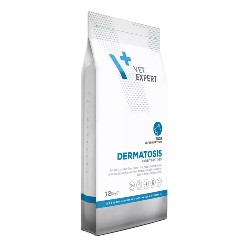 VETEXPERT Veterinary Diet Dermatosis Dog Rabbit & Potato dry dog food 12 kg