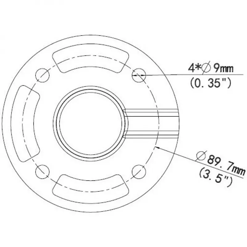 Pendant mount ALLNET ALL-CAM2498-LEP for ceiling installation