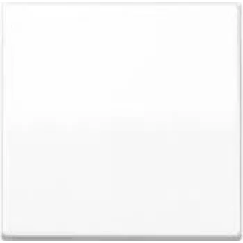Wall plate / switch cover Jung AS101WW, screwless plastic, single-gang