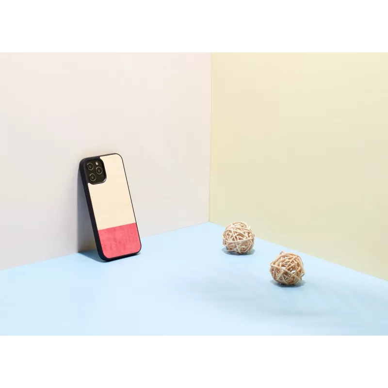Phone case man and wood for iPhone 12 / 12 Pro — miss match black