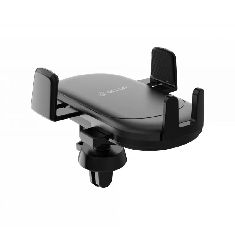 Car phone holder Tellur CMH10 Black — adjustable dashboard mount for smartphones