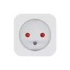 Smart socket SAVIO AS-01 16A Wi‑Fi 2.4 GHz, Type E/F plug, 220–240V, 3680W, white
