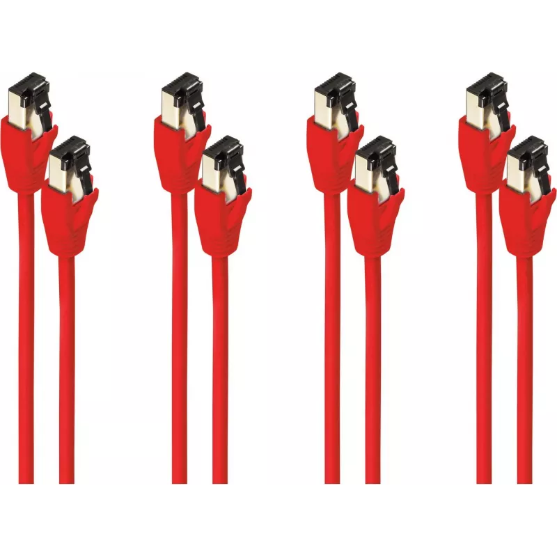 shiverpeaks ®-BASIC-S--Patch Cable cat. 8.1 F/FTP PIMF LSZH Red 1,5m--VE4 (BS08-41154-4)
