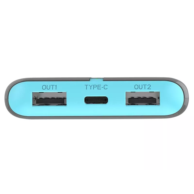 PowerBank EnerGo 10000mAh gray-blue