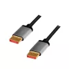 LogiLink DisplayPort cable 1 m Black Grey CDA0104