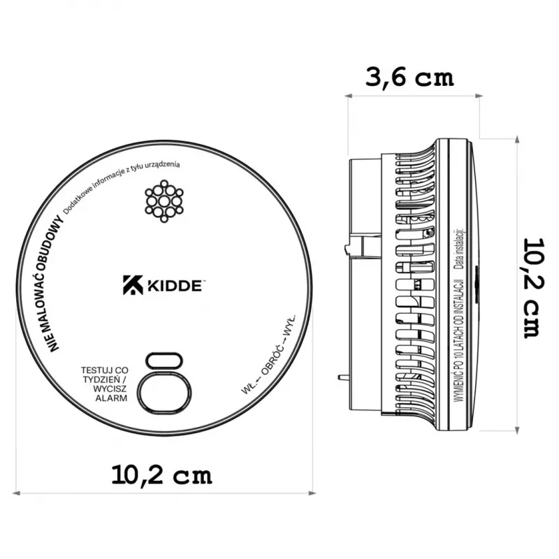 Two Smoke Detector Set 2030-DSR3 KIDDE