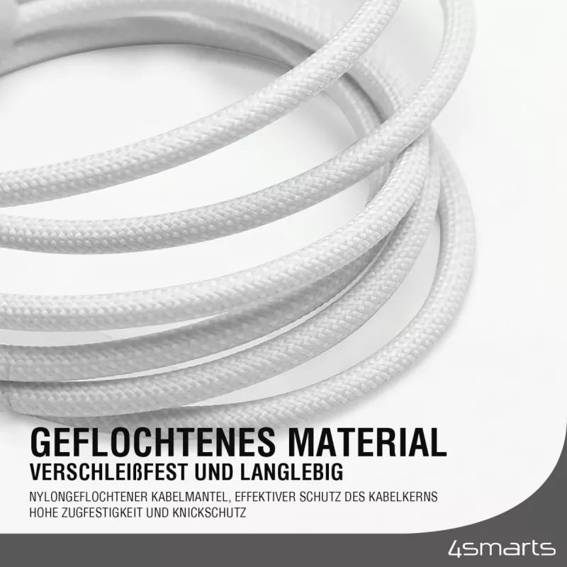 4smarts 540959. Kabellänge: 1,5 m, Anschluss 1: USB C, Anschluss 2: USB C, USB-Version: USB 3.2 Gen 1 (3.1 Gen 1), Maximale Datenübertragungsrate: 100