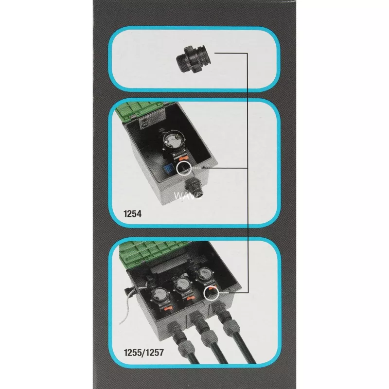 Garden shower accessory Gardena 5319-20 black compatible with Ventilbox V1 V3