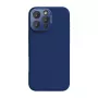 Protective Magnetic Case Nillkin LensWing for Apple iPhone 16 Pro Max — Blue, MagSafe-compatible, raised camera rim