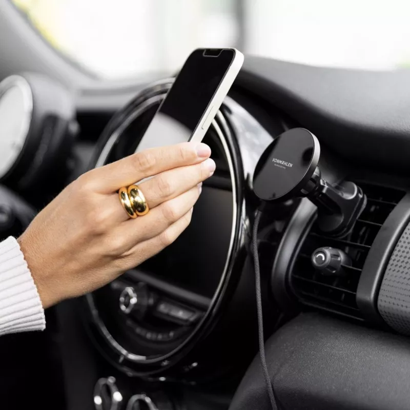 Vonmählen Aura Car Magnetic Wireless Car Charger, Black