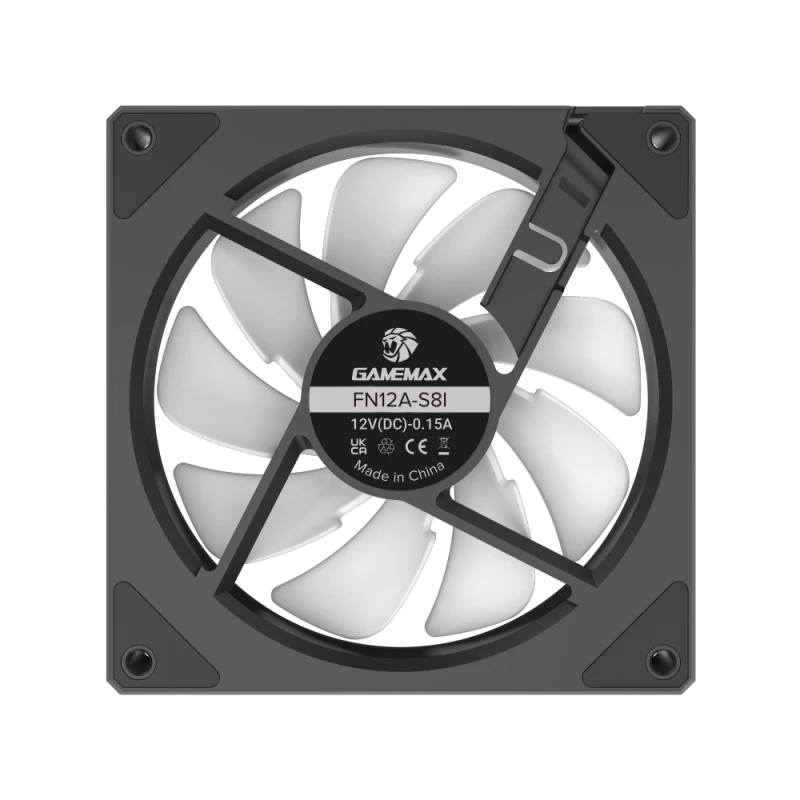 Gamemax | Case fan | FN12A-S8I | Black