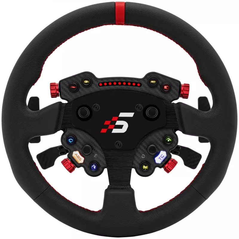 Simagic steering wheel hub/knob GT1 Pro (GTPRO-R K Leather) — leather cover, compatible with GT1 series