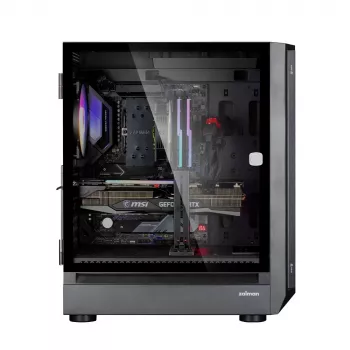 Computer Case Zalman i6 Black, ATX, black