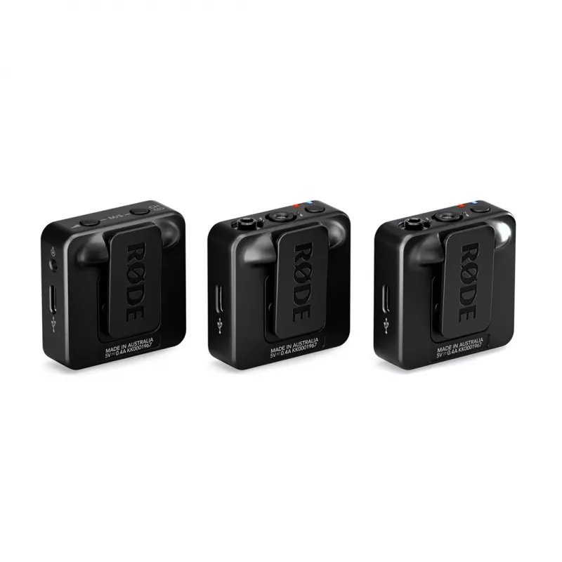 Rode Wireless Go Iii 3Rd Gen Compact Wireless Microphone System, Black