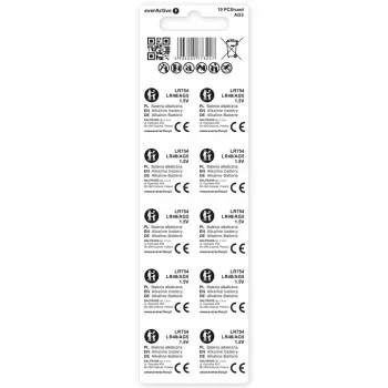 Alkaline Mini Batteries AG5 Blister 10 PCS.