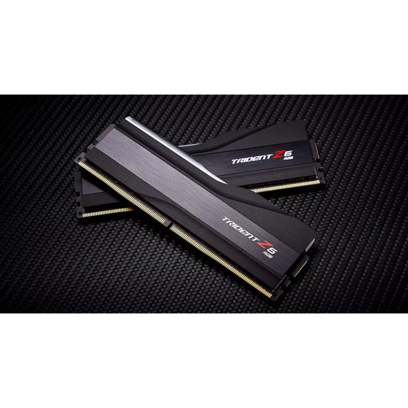 DIMM 32 GB DDR5-8000 (2x 16 GB) Dual-Kit, Arbeitsspeicher schwarz, F5-8000J3848H16GX2-TZ5RK, Trident Z5 RGB, INTEL XMP