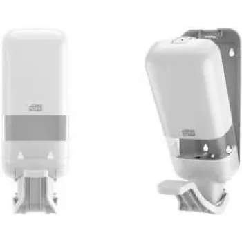 Soap and disinfectant dispenser Tork 564100 white lever for liquid soap and sanitizer, wall-mounted manual
