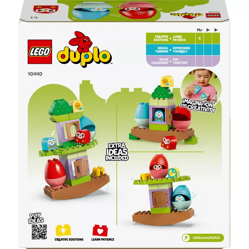 Building toy LEGO DUPLO Balancing and Stacking Tree 10440 — 27 pieces, for ages 1.5+, large colorful blocks