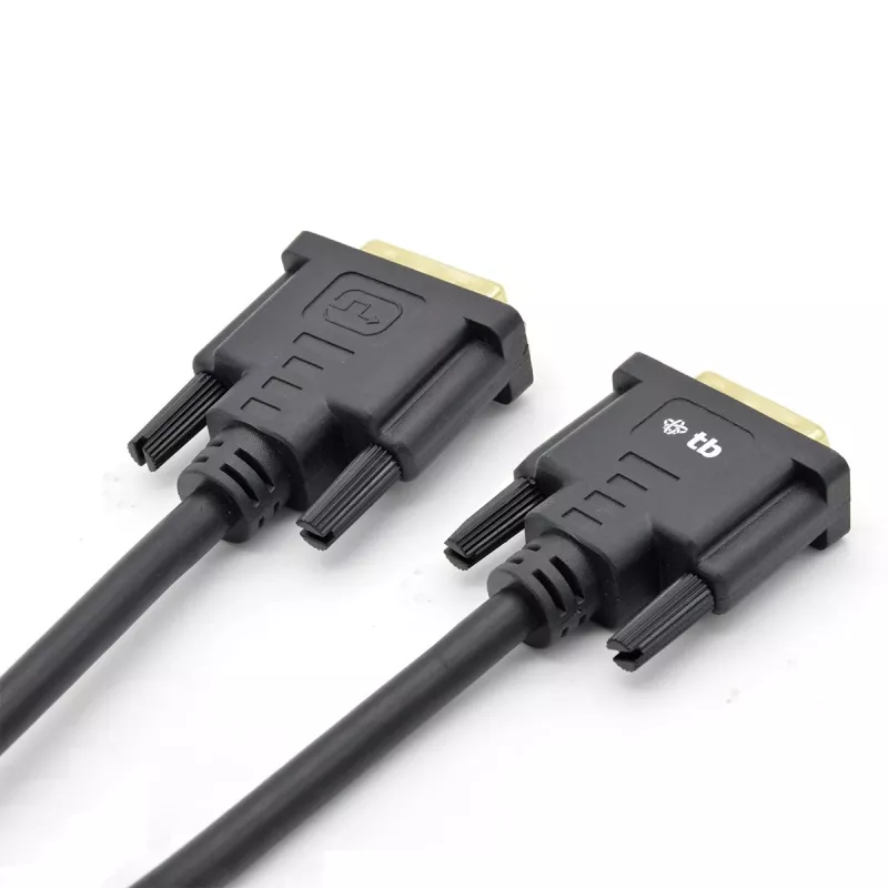 TB MM DVI 24 + 1 Cable 1,8 M. Black, Gold (AKTBXVD24DVI18B)