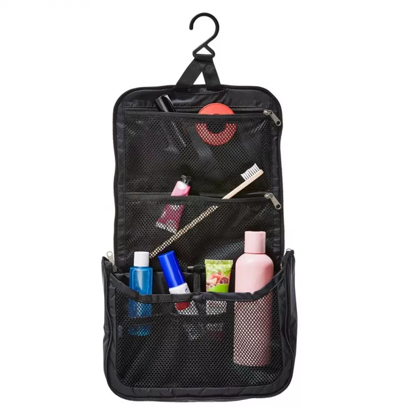 Toiletry bag DEUTER Wash Center Lite II — compact hanging wash bag, black