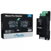 Shutter control Shelly Wave Pro Shutter, black, plastic housing, 110–240 V AC, 50–60 Hz, 0.3 W, 19×69×94 mm