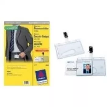 Identity Badge Holder Avery 4826 Transparent 25 pcs 85x54 mm