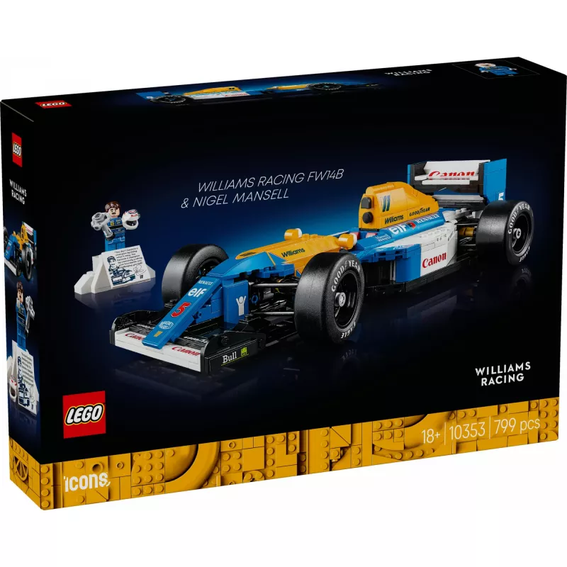 LEGO ICONS 10353 Williams Racing FW14B & Nigel Mansell