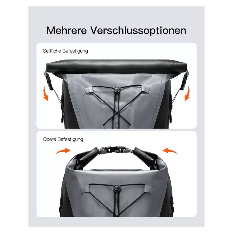 inateck notebook backpack BP06003 gray/black 25-30L