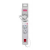 Activejet grey power strip with cord ACJ COMBO 5G/5M/BEZP. AUT/S